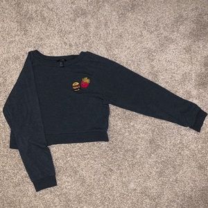 Cropped Forever 21 Sweatshirt